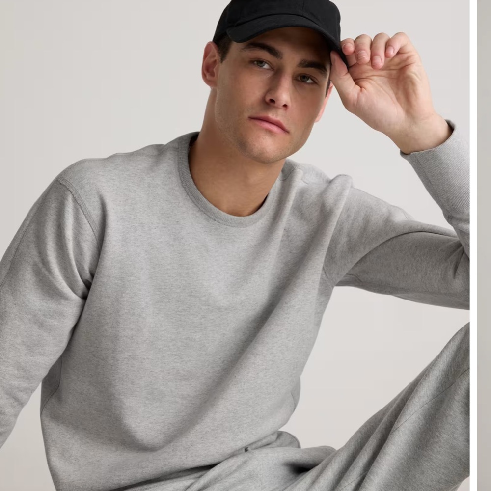 Quince Elegant Gray long sleeve T-shirt